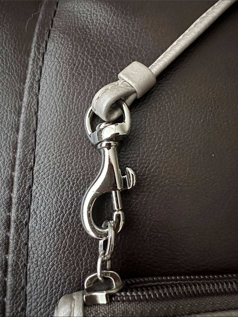 Coach Platinum Leather Wristlet Wallet - Picture 4 of 11